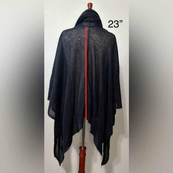 The Fisher Project by Eileen Fisher Black Mohair Wrap/Scarf - Picture 13 of 13